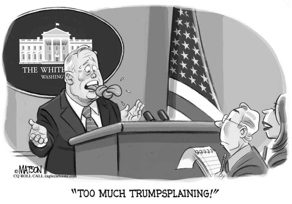  OCCUPATIONAL HAZARD FOR SEAN SPICER by RJ Matson