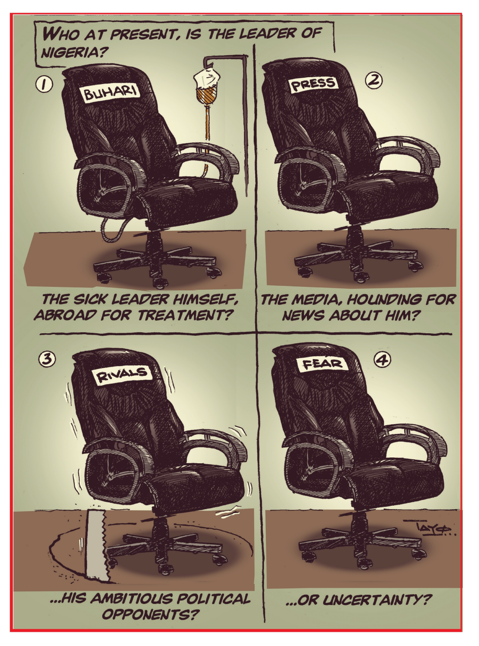 Sick Buhari