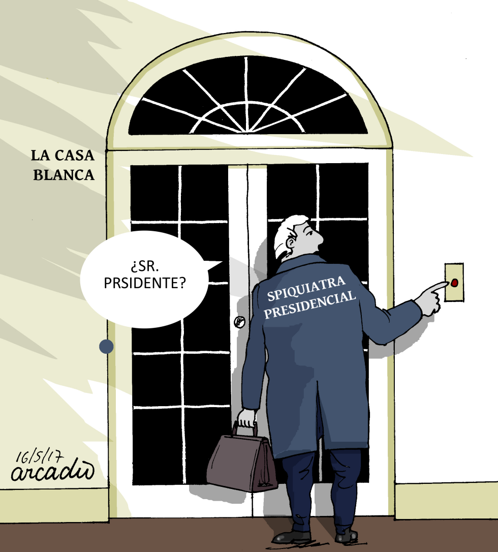  EL PSIQUIATRA LLAMA A LA PUERTA by Arcadio Esquivel