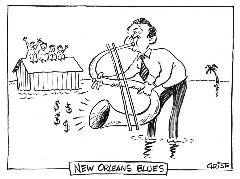 New Orleans Blues - B&W
