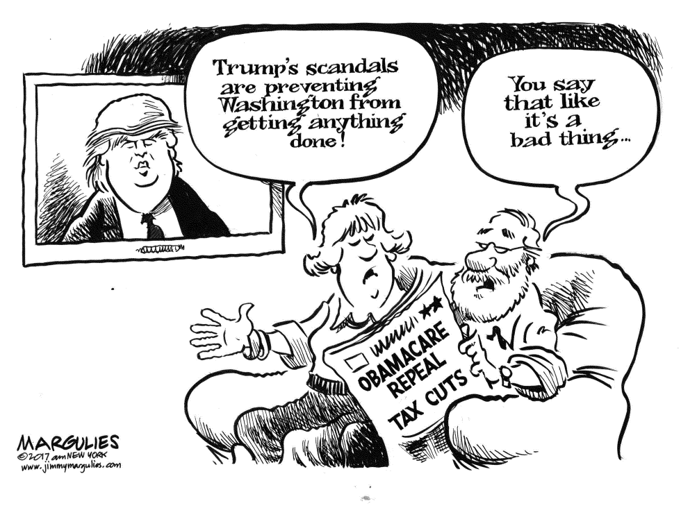 Trump scandals and his agenda