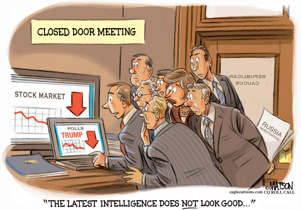 Republicans Look at Alarming New Russia Intelligence Behind Closed Doors