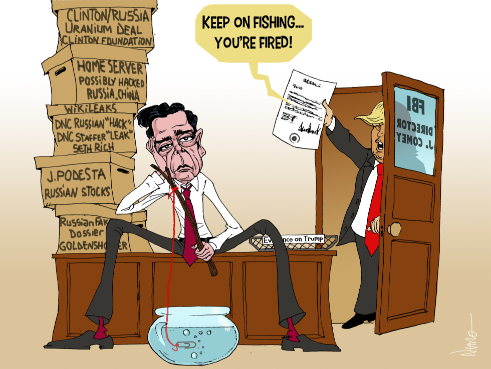 Comey Gone Fishing