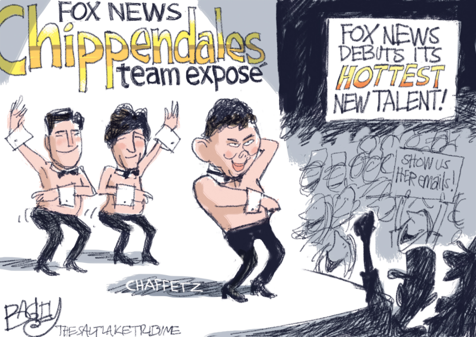  CHAFFETZ CHIPPENDALE by Pat Bagley