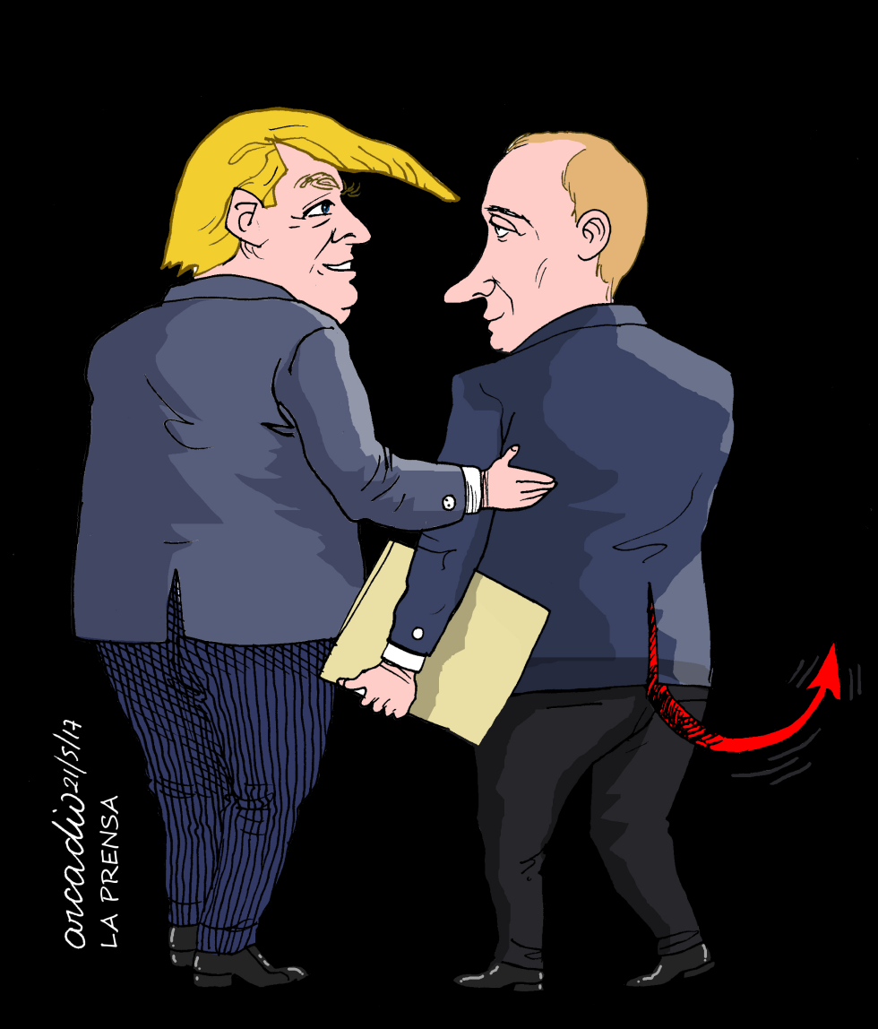 Trump giving information to Putin