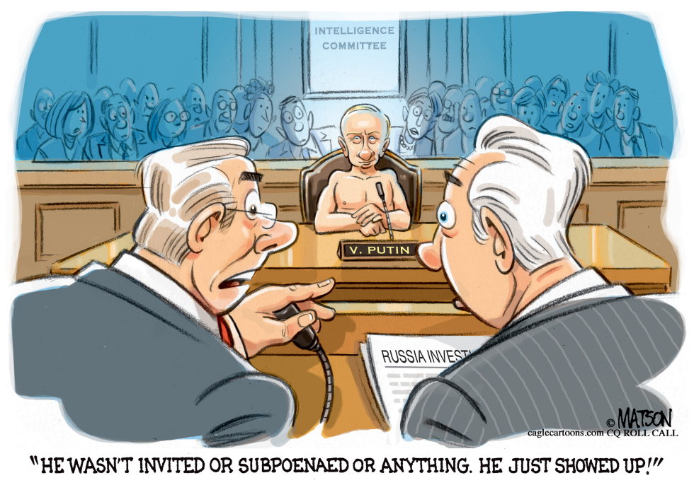 Putin Shows Up At Russia Hearings