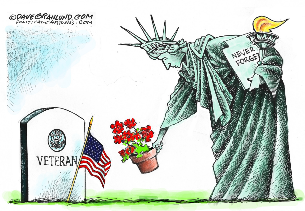  MEMORIAL DAY FLOWERS by Dave Granlund