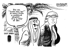 TRUMP VISITS SAUDI ARABIA by Jimmy Margulies