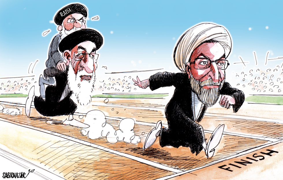 Iranian President Rouhani wins second term