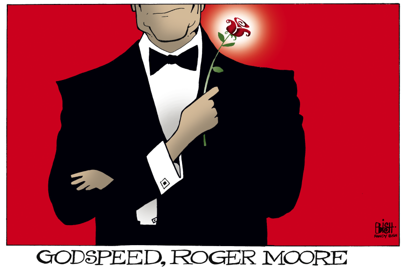 ROGER MOORE, RIP, COLOR
