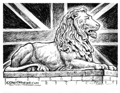 ENGLAND TERROR BOMB by Dave Granlund