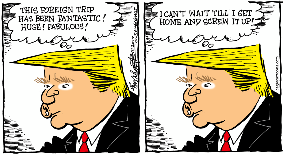  TRUMP TRIP by Bob Englehart