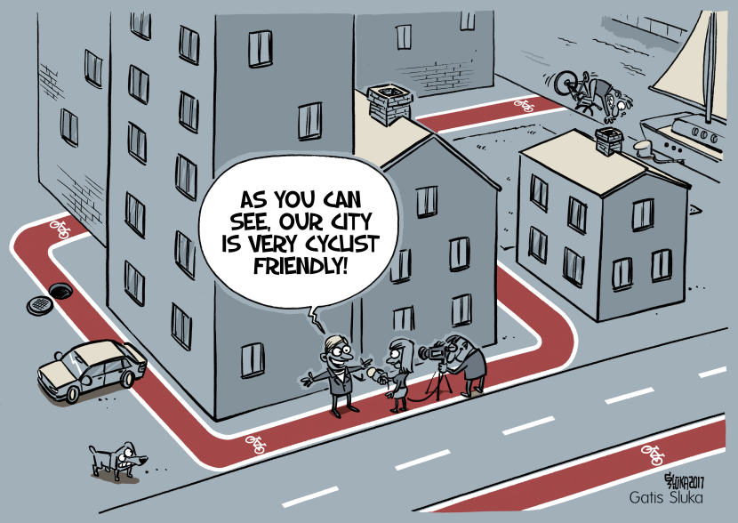 Cyclist- friendly city