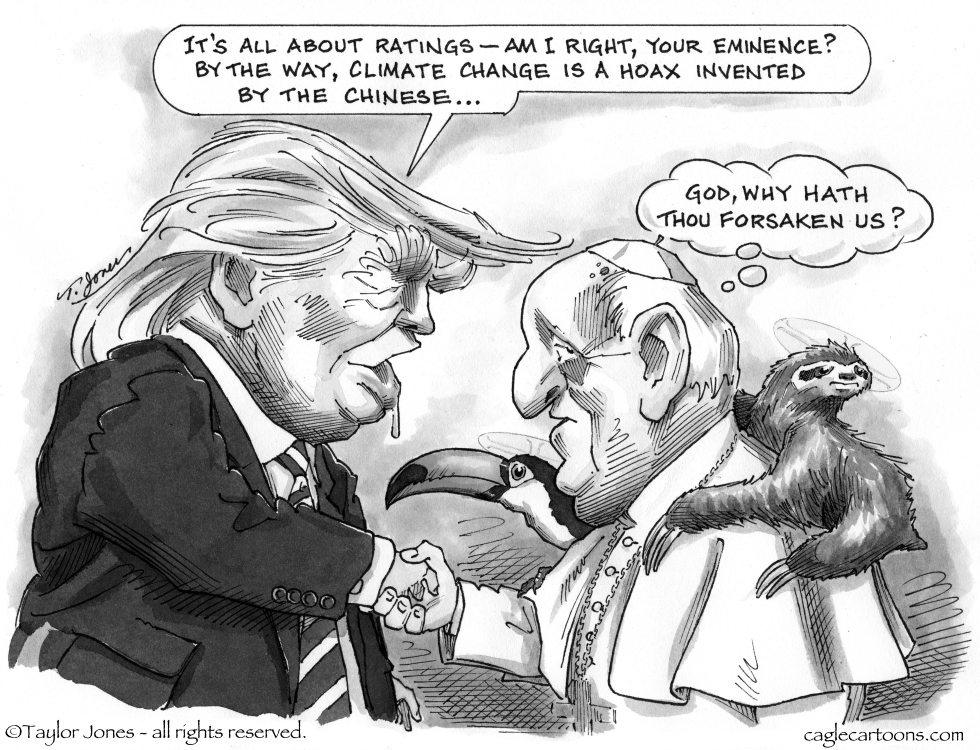  TRUMP VERSUS POPE by Taylor Jones