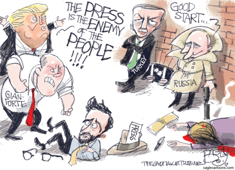  BEAT THE PRESS by Pat Bagley