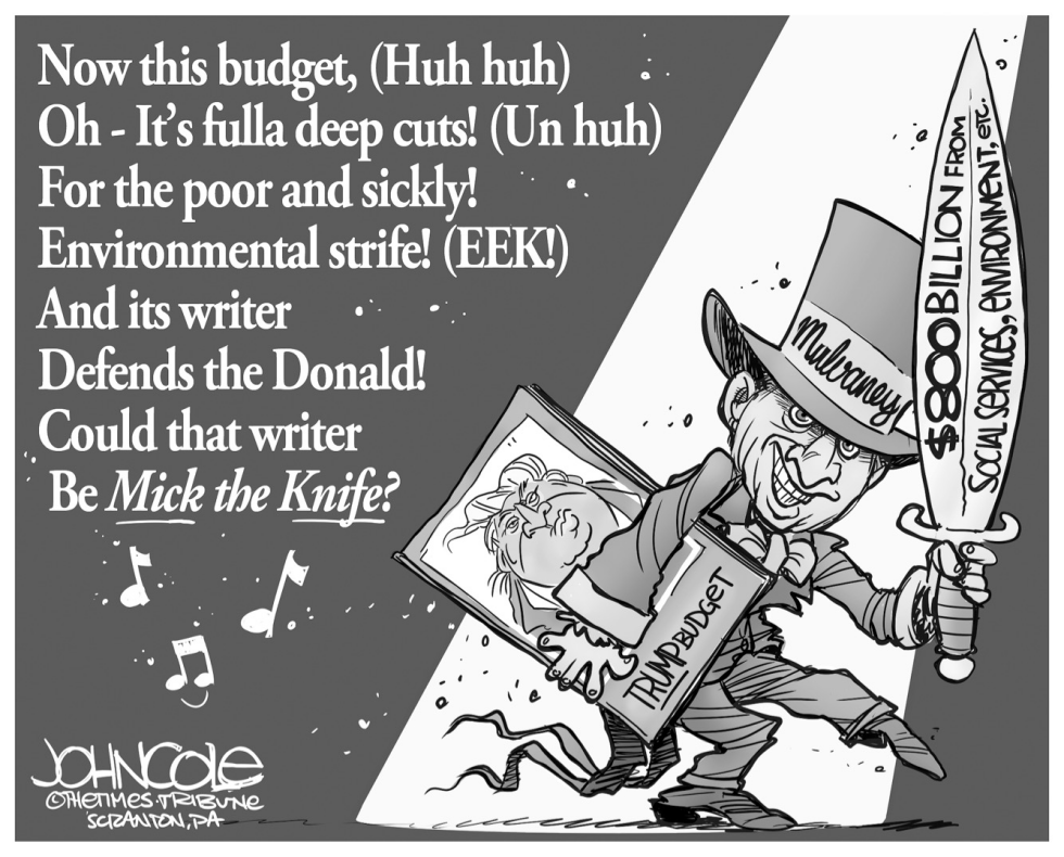 Mick The Knife BW