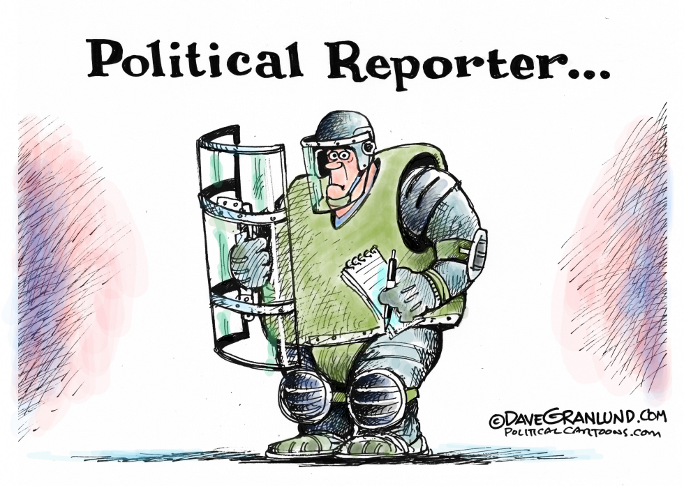 Assaults on reporters COLOR