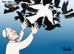 POPE FOR PEACE by Hassan Bleibel