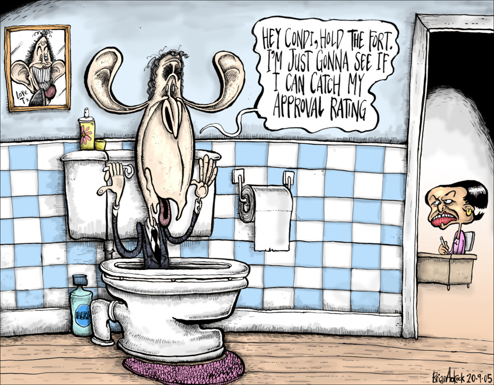 Bush Down the Toilet