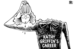 KATHY GRIFFIN, B/W by Randy Bish