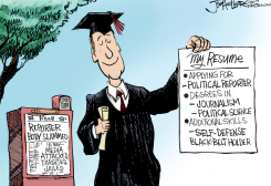 POLITICAL REPORTER by Joe Heller