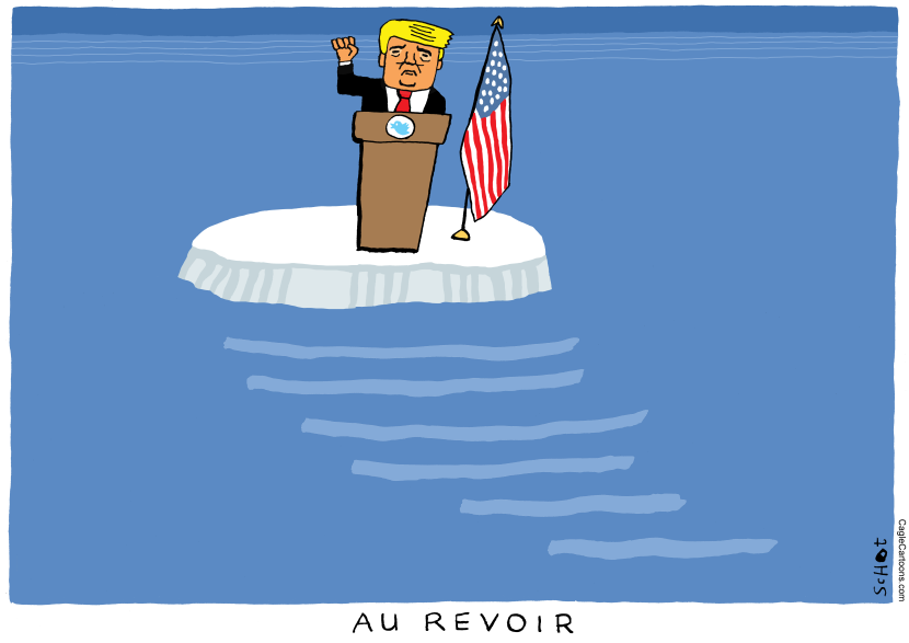 Trump rejects Paris Agreement