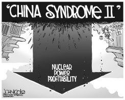 CHINA SYNDROME II BW by John Cole