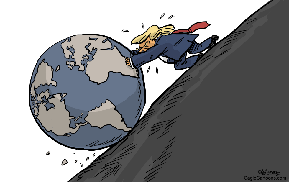  TRUMP VS WORLD by Martin Sutovec