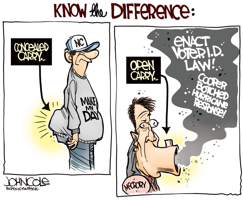 LOCAL NC Concealed and open carry