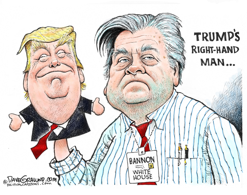  BANNON AND TRUMP by Dave Granlund