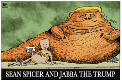 SPICER AND JABBA, by Randy Bish