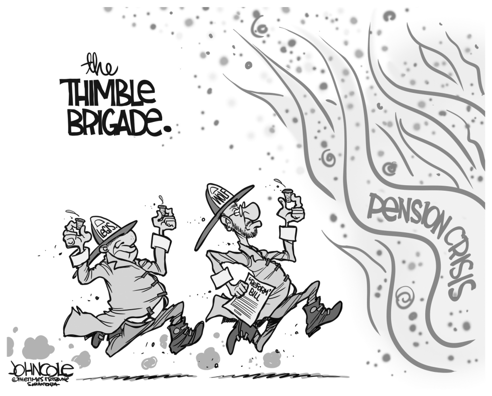 LOCAL PA The thimble brigade BW