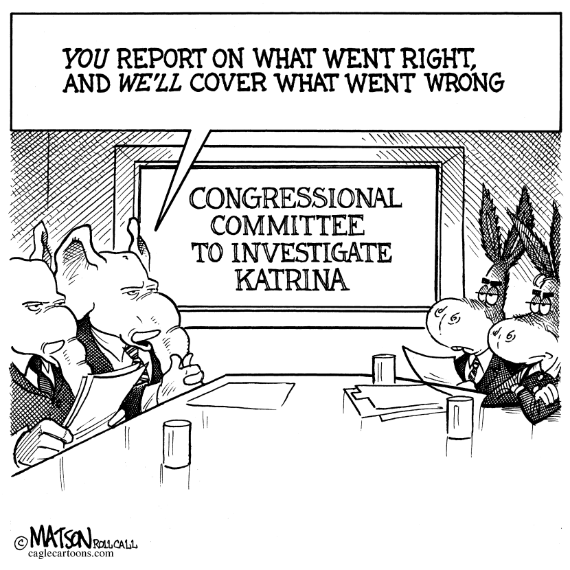 Republicans Limit Katrina Investigation