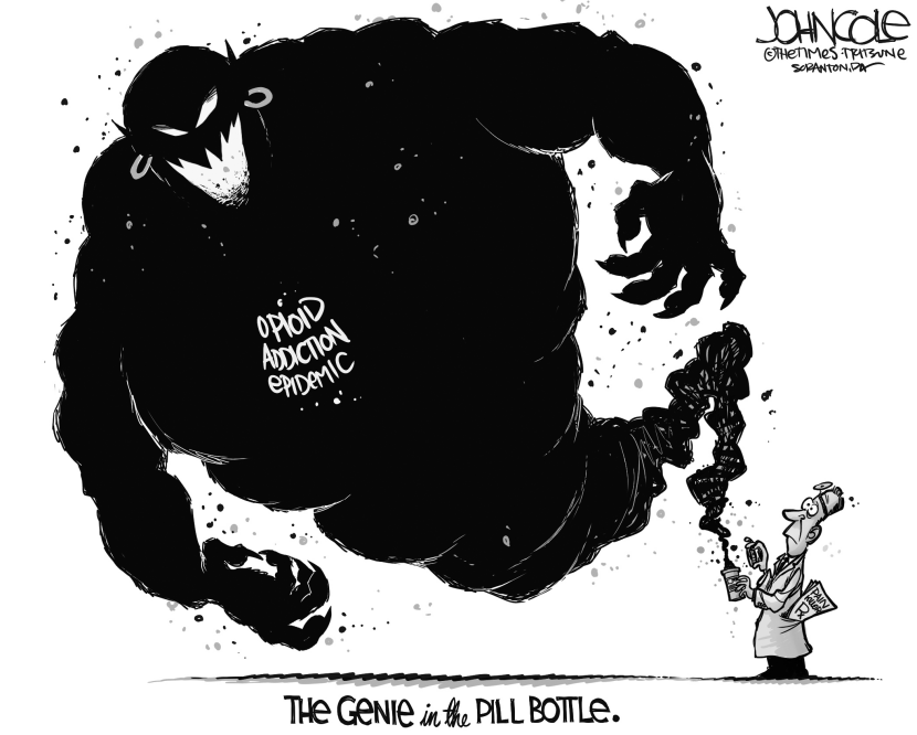 The opioid genie BW