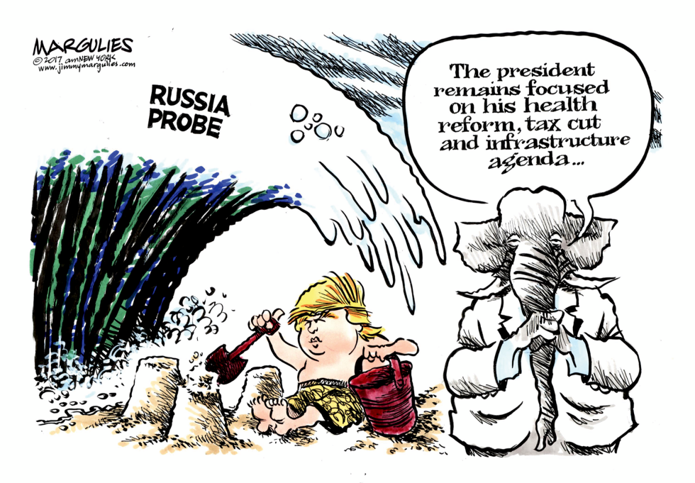Russia Probe and Trump agenda color