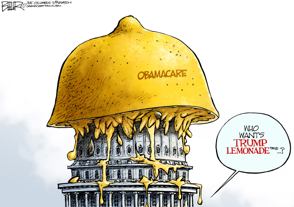  OBAMACARE LEMON by Nate Beeler