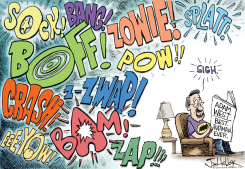 ADAM WEST RIP by Joe Heller