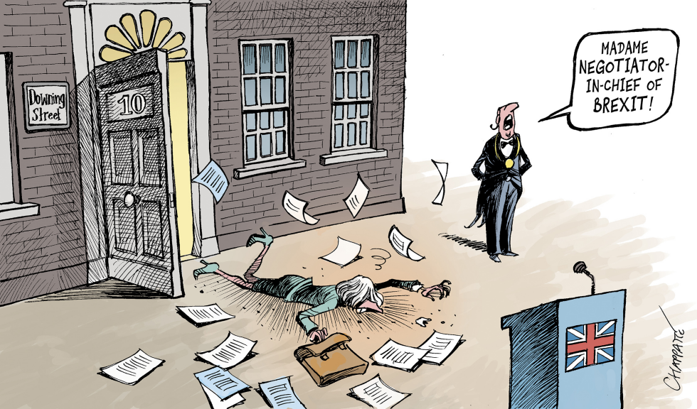  THE THERESA MAY DEBACLE by Patrick Chappatte