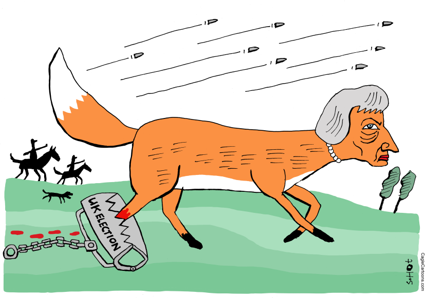 Theresa May under attack