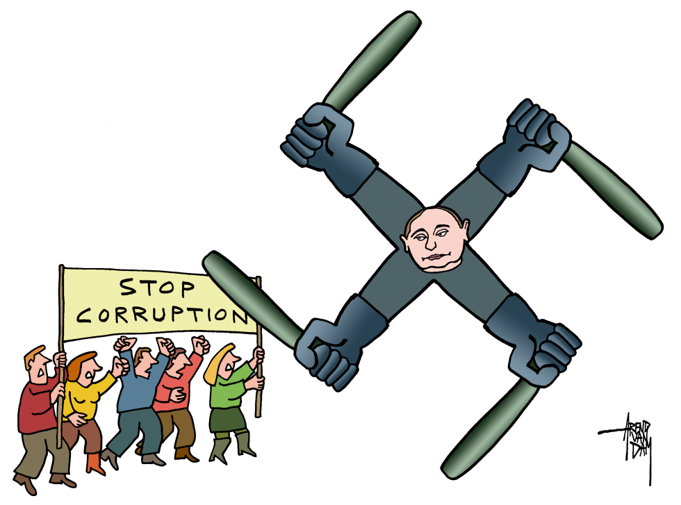 Putin against protests