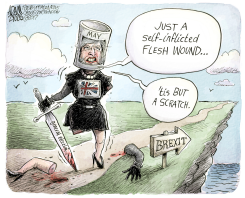 THERESA MAY  by Adam Zyglis