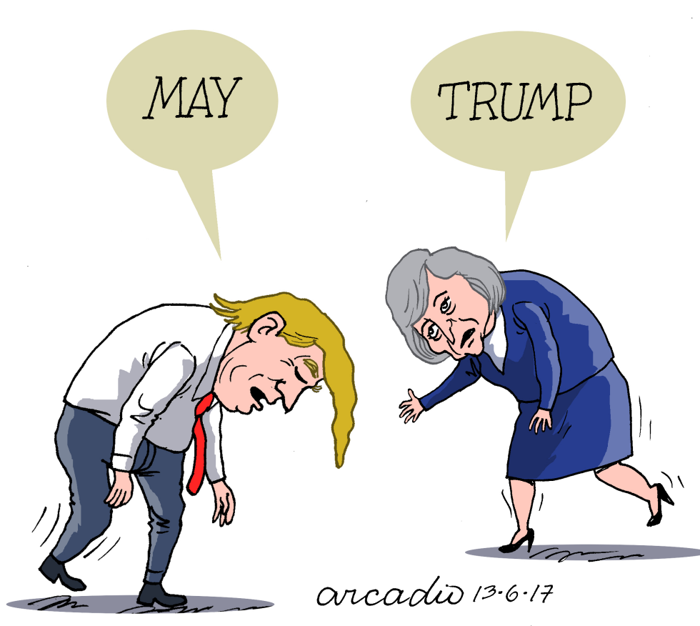 May and Trump in hard times
