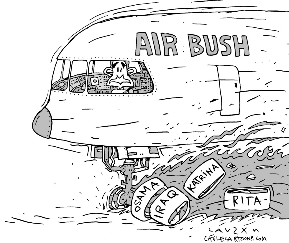 Bush's Expert Landing Amid Crises