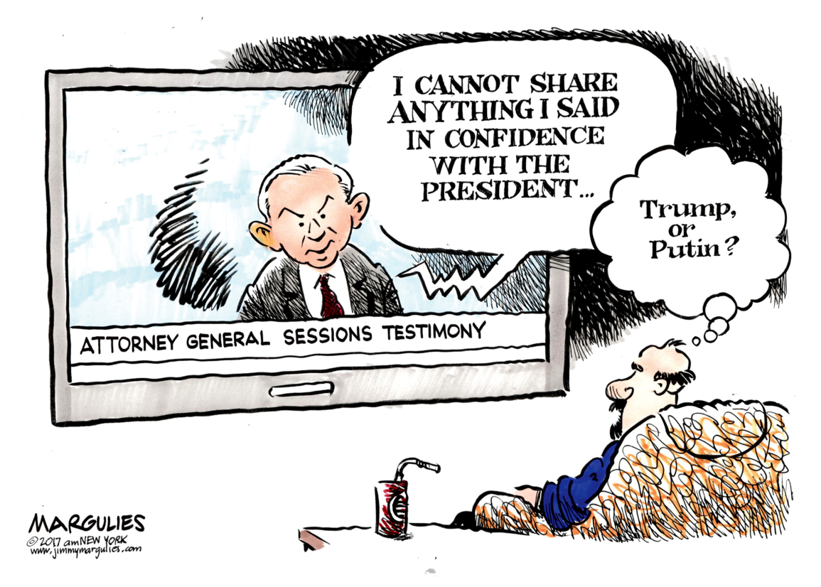 Image result for sessions testimony cartoon
