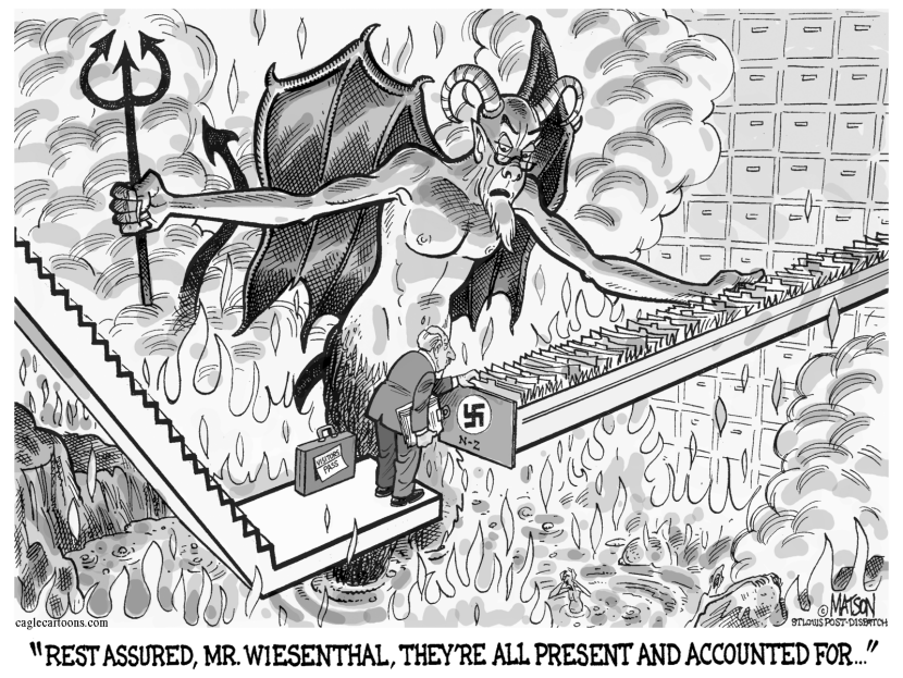 Simon Wiesenthal Tracks Down Nazis In Hell