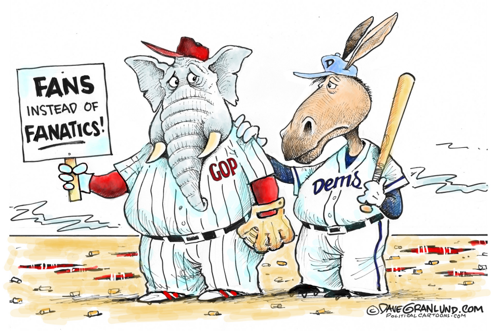  GOP BASEBALL SHOOTING by Dave Granlund