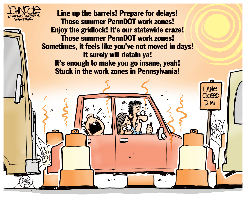 LOCAL PA PennDOT work zones