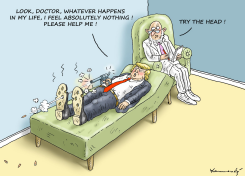 TRUMP FEELS NOTHING by Marian Kamensky