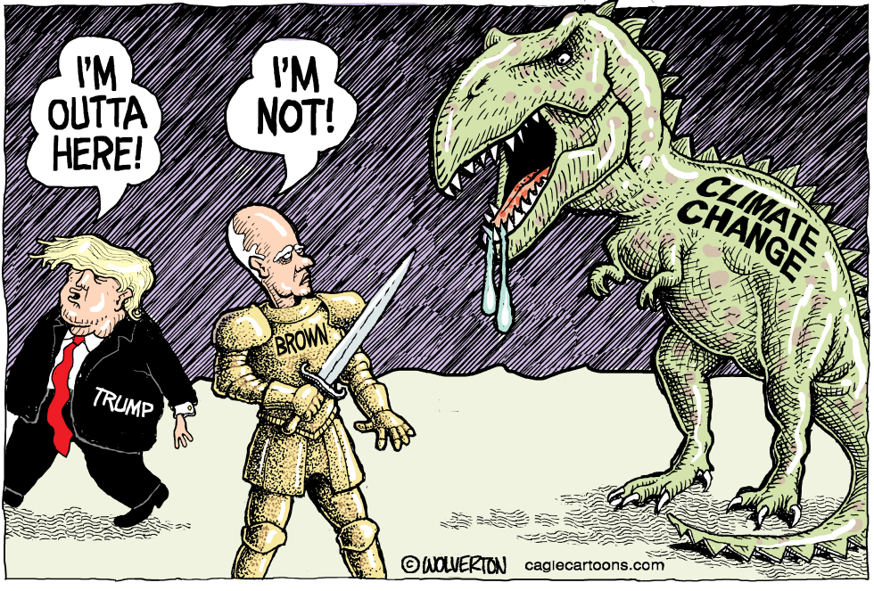  JERRY BROWN AND CLIMATE CHANGE by Wolverton