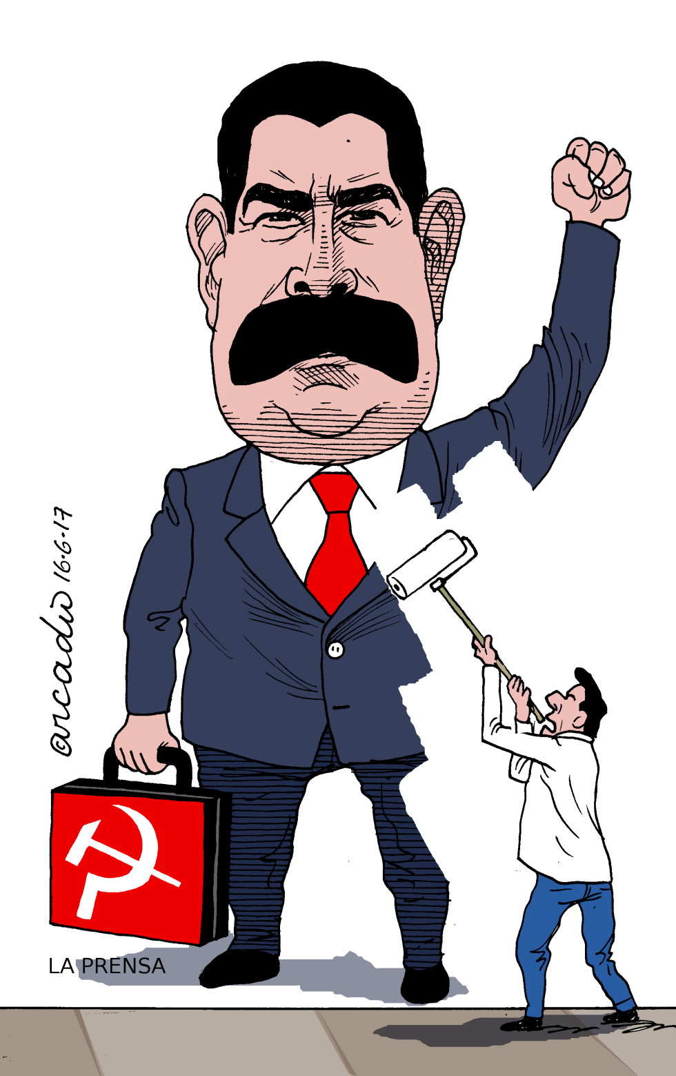 Erasing Maduro: A Cartoonist's Take on Venezuela's Dictator